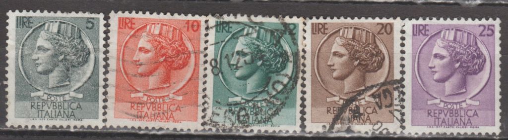 Италия Італія 1955 стандарт сіракузська монета - фото фото фото 0