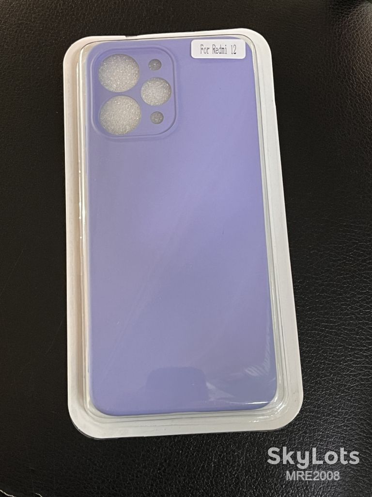 Чохол Silicone Case для Xiaomi Redmi 12 lavender - фото фото фото 0