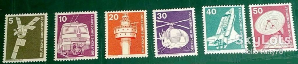 ФРГ 1975 стандарт Mi 846-851 MNH - фото фото фото 0