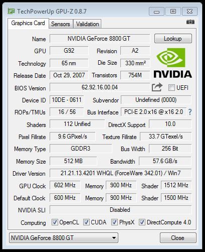 Видeокарта Palit NVIDIA GeForce GF8800GT 512Mb 256bit - фото фото фото 1