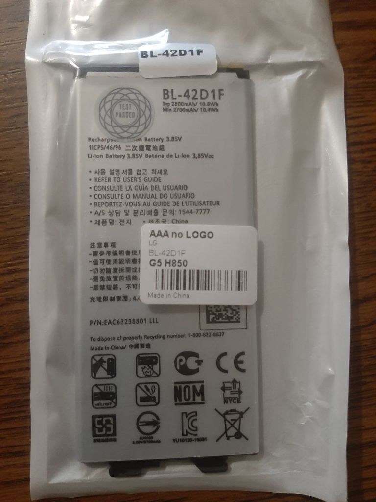 BL-42D1F,Новая.Батарея для LG G5, - фото фото фото 0