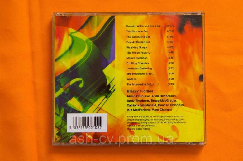Музичний диск CD. BLAZIN FIDDLES - Fire On - фото фото фото 2