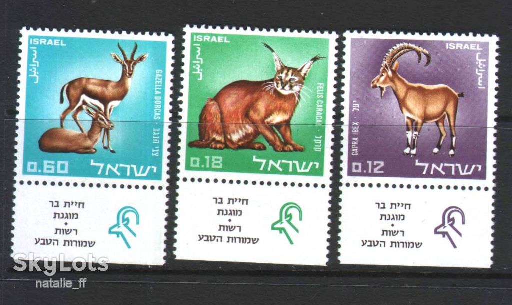 NM Фауна  Израиль 1967 г MNH - - фото фото фото 0