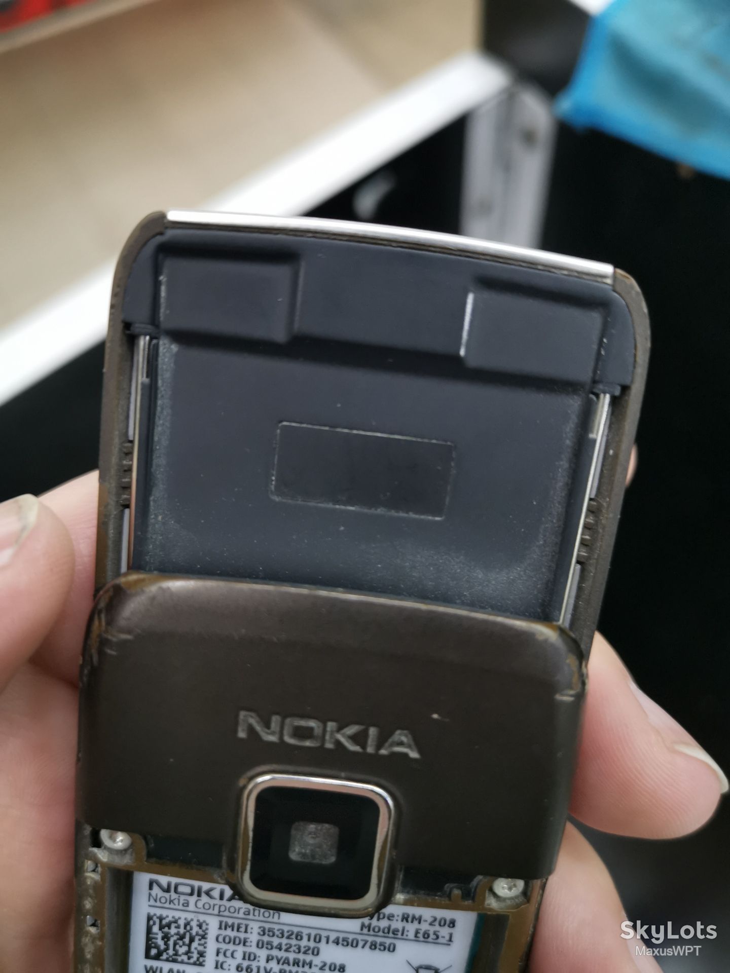#877 Nokia E65 e 65 slider silver sklad - фото фото фото 2