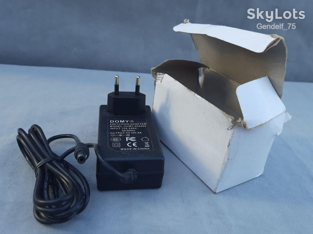 Блок питания  DOMY 5V – 4A для Android TV-box или ТВ-приставки - фото фото фото 1