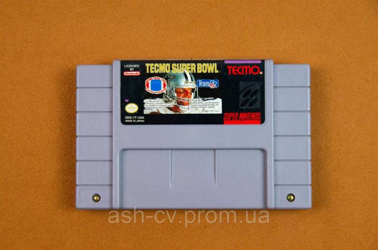 Картридж Super Nintendo SNES, гра Tecmo Super Bowl - фото фото фото 0