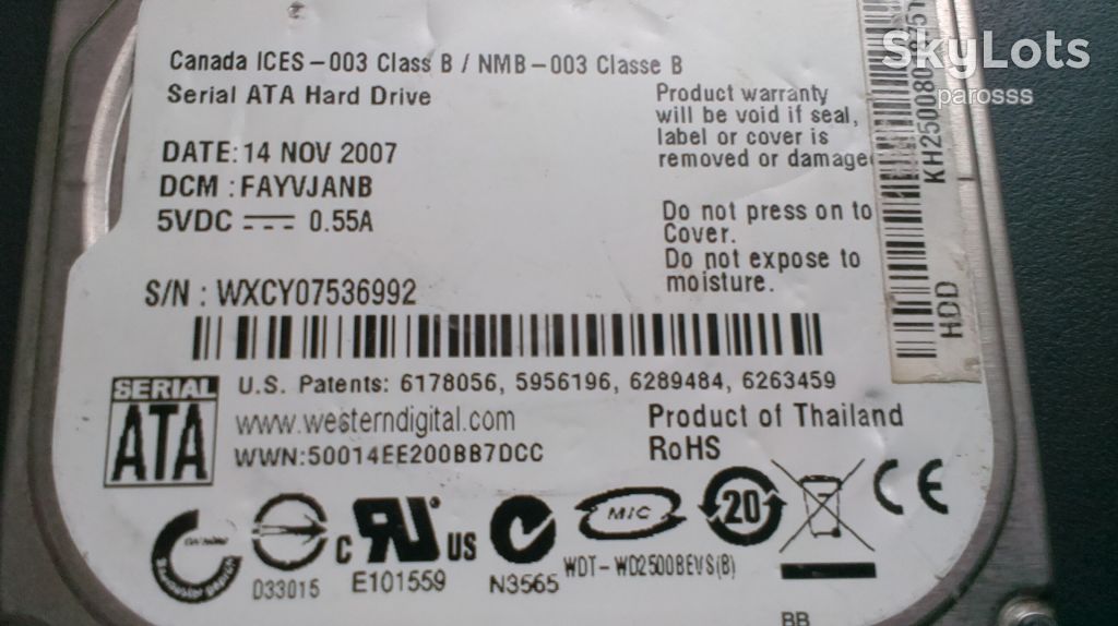 Жорсткий диск WD 250 Gb - фото фото фото 2