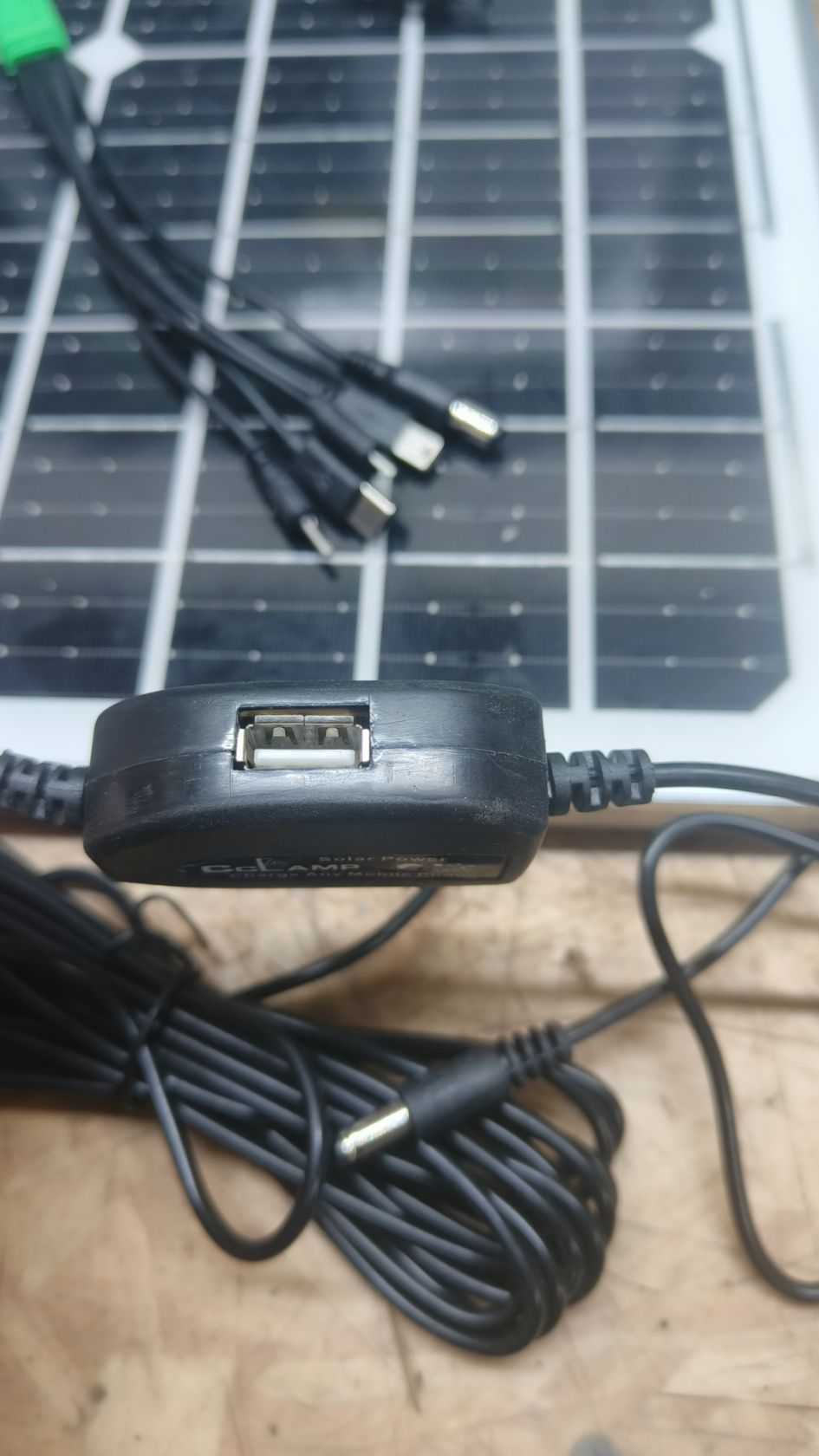 Лот Сонячна панель CCLamp CL-1825 Solar 20 Вт заряджання від сонця - фото фото фото 2