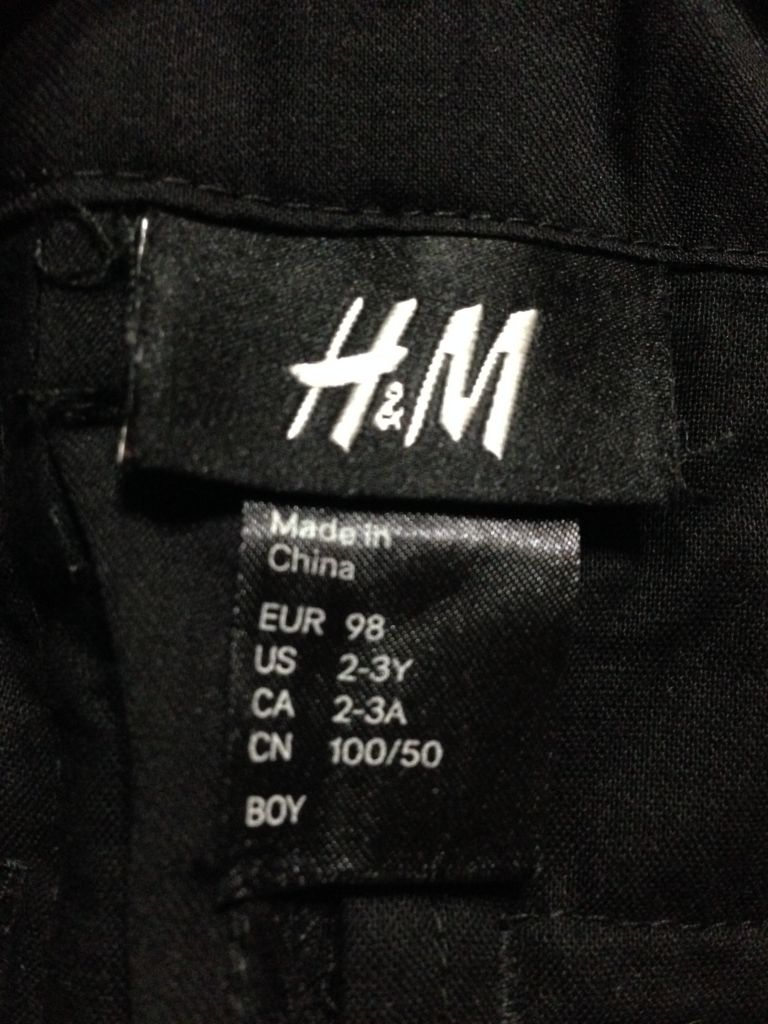 Брюки классика H&amp;M для мальчика,рост 98-104,2-3года - фото фото фото 7