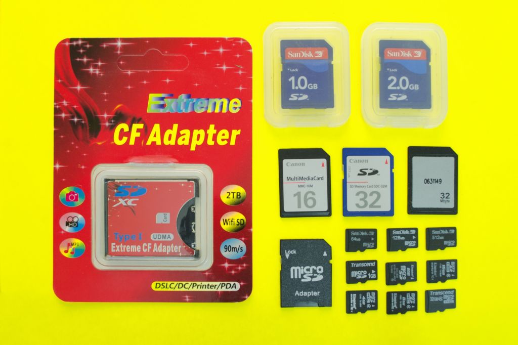Адаптер переходник SD microSD на карты памяти CompactFlash CF Сanon Nikon - фото фото фото 3