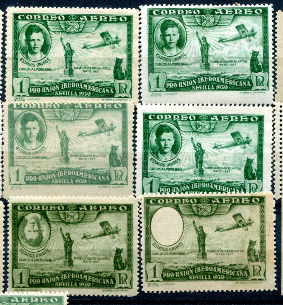 ИСПАНИЯ. 1930. ИСПАНО-АМЕРИКАНСКАЯ ЭКСПОЗИЦИЯ. АВИАЦИЯ, КОРАБЛИ. MNH,MLH,MH. УНИКУМ ПО РАЗНОВИДНОСТЯМ - фото фото фото 5