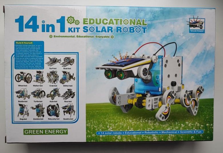 Конструктор робот на сонячних батареях solar robot 14 в 1 - фото фото фото 2