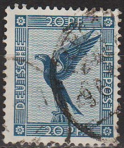 1926 - Німеччина - Авіапошта - Орел - 20 Mi.380 _гаш - фото фото фото 0
