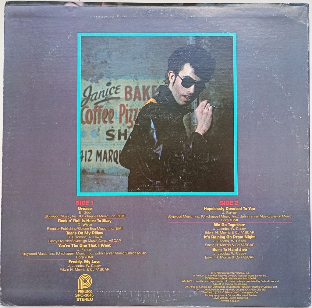 UNKNOWN ARTIST Music From The Motion Picture "GREASE"  LP EX - фото фото фото 1