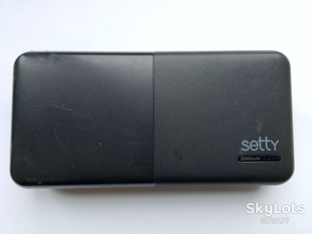 Powerbank Setty SPB-20 20000mAh Black   (КОРПУС!) - фото фото фото 0