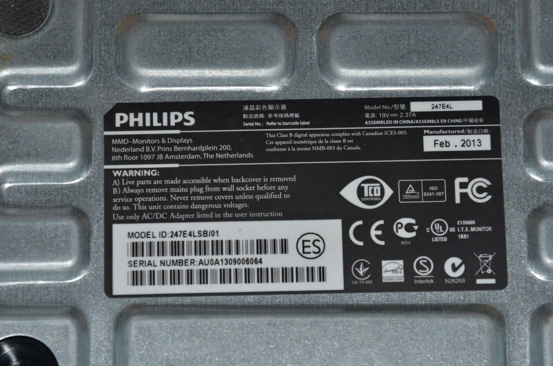МОНІТОР TFT 24" WIDE LED Philips 247E4L! МегаSALE! - фото фото фото 7