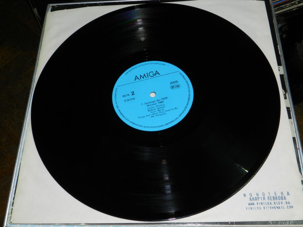 LP  AMIGA JAZZ - Weimer 1985 - фото фото фото 3
