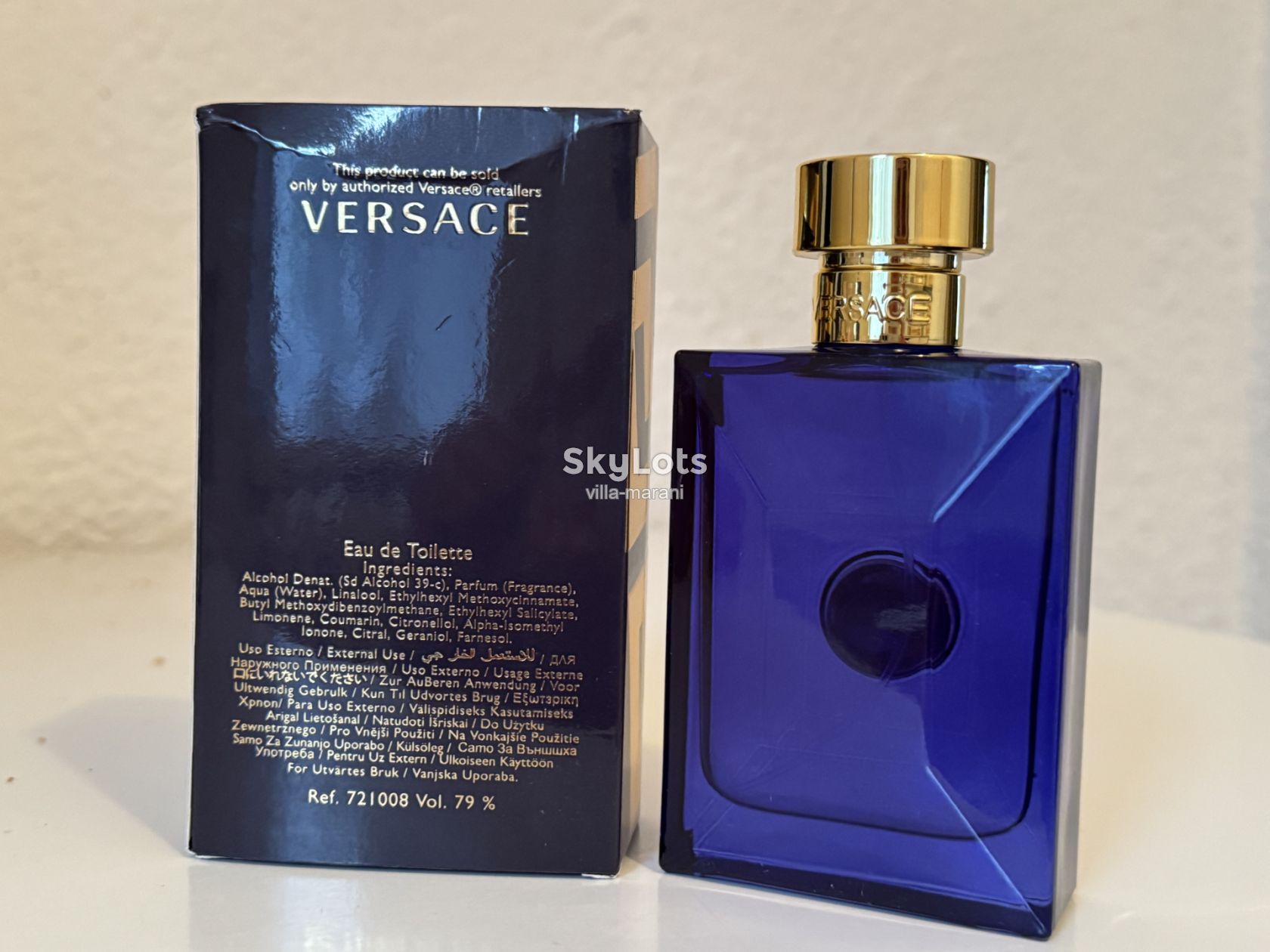КАЧЕСТВО ОРИГИНАЛА! Элитный парфюм Versace Dylan Blue 100ml НОВЫЙ - фото фото фото 5