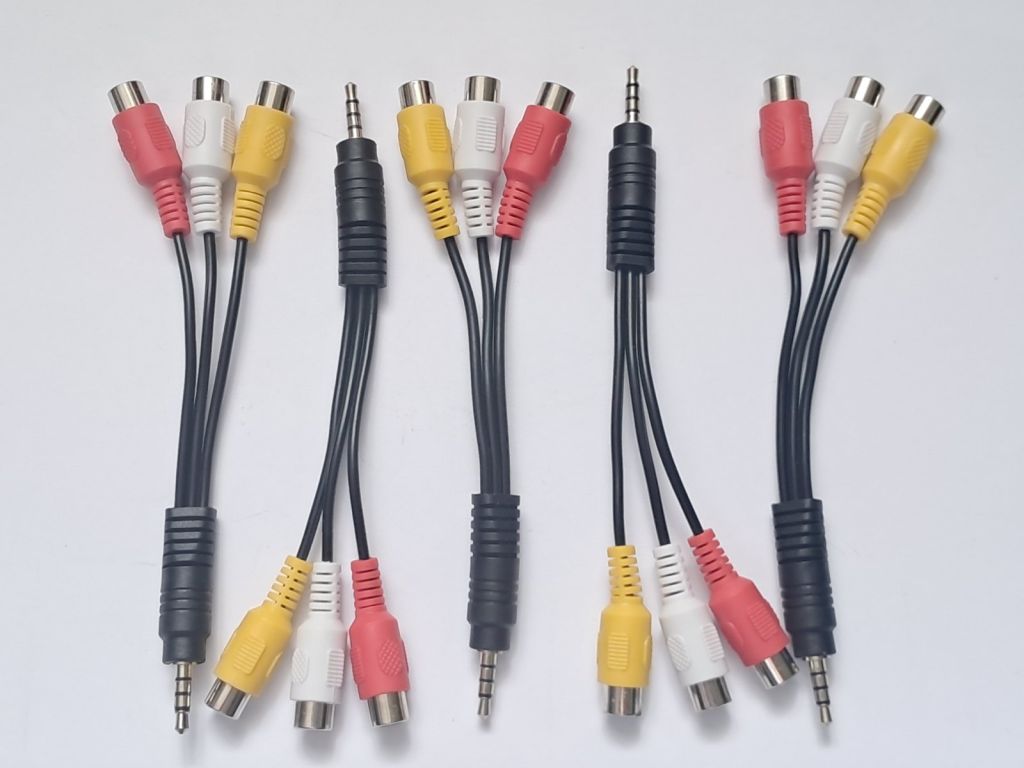 Перехідник JACK 3,5 на 3 RCA тип2 - фото фото фото 0