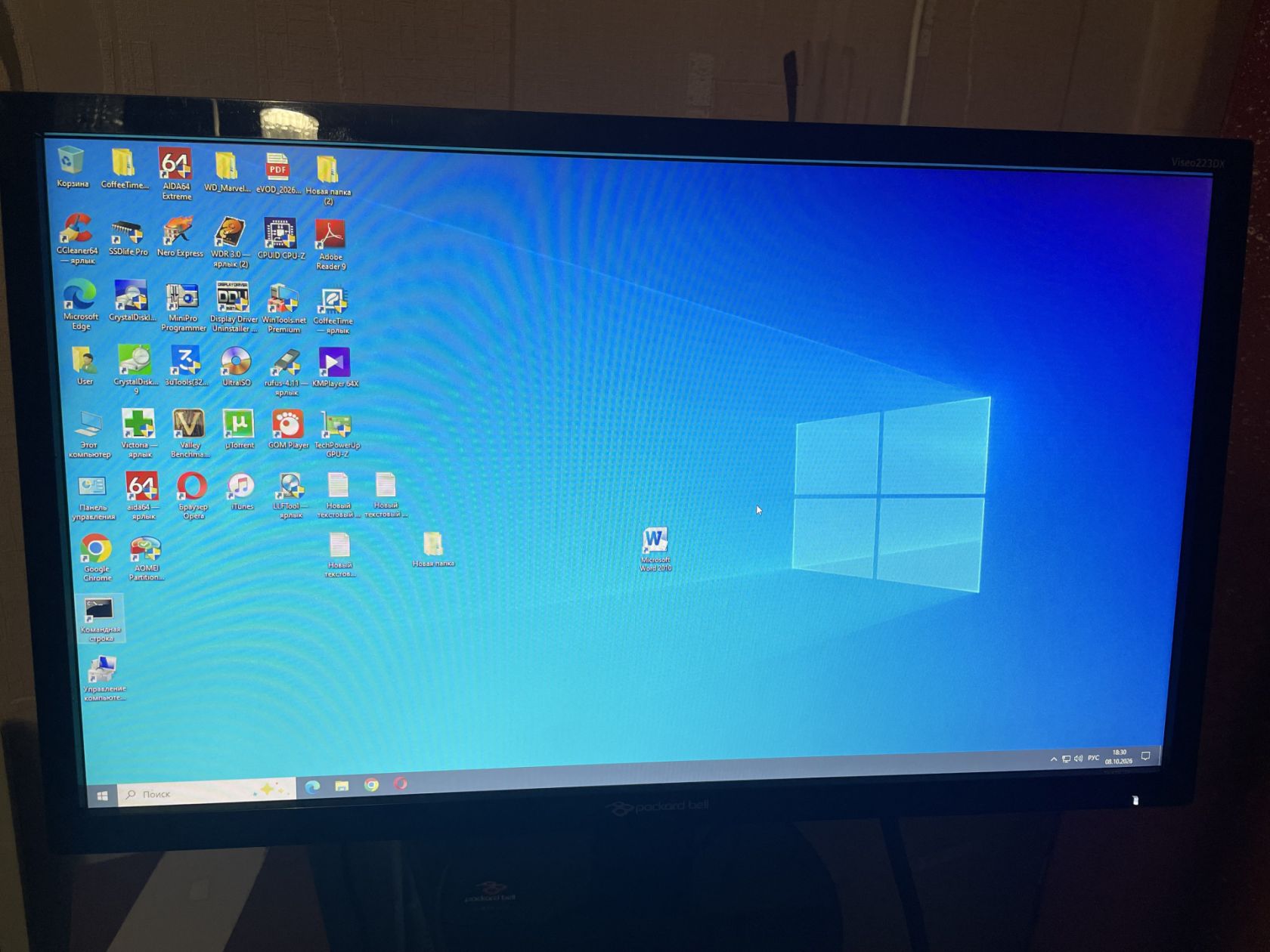 21.5” FHD Packard Bell Viseo 223DX DVI VGA - фото фото фото 2