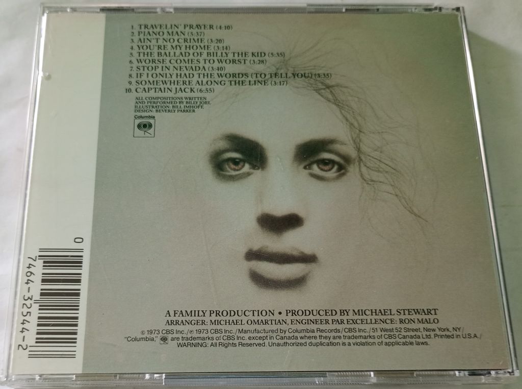 BILLY JOEL Piano Man CD US - фото фото фото 2