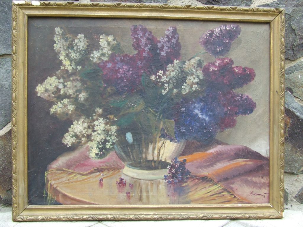 Эрдели Я. раз.70х91см. х.м 1953 год. Закарпатская школа классиков   (1902-1974гг.) - фото фото фото 6