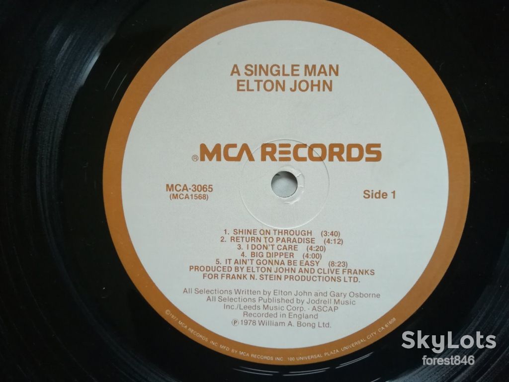 Elton John-A single man  (глянс. конв.)-NM, США  (&amp;92) - фото фото фото 2