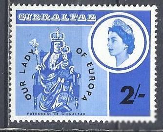 Гибралтар 1966 Леди Европа 1м. - фото фото фото 0