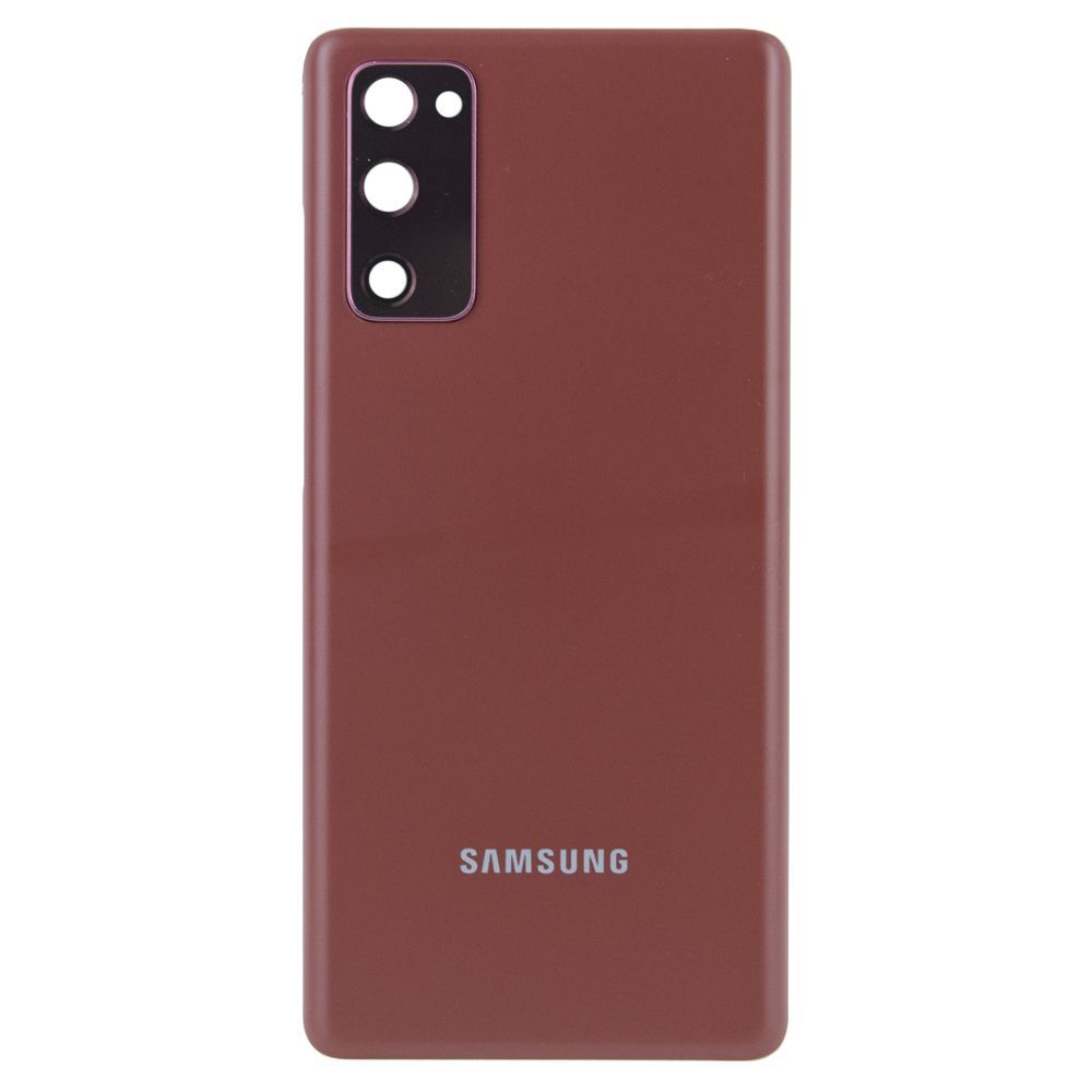 Задня частина корпусу Samsung Galaxy S20 FE SM-G780 Red  (з склом камери) - фото фото фото 0