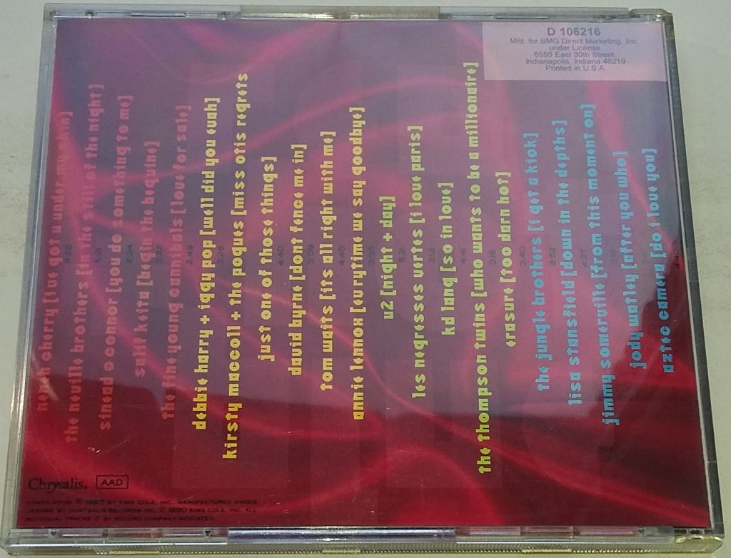 VARIOUS Red Hot + Blue CD US - фото фото фото 2
