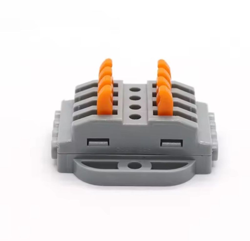 Клемна колодка прохідна для швидкого монтажу KV223-4P      (4×4), 32A , 4 входи 4 виходи - фото фото фото 2