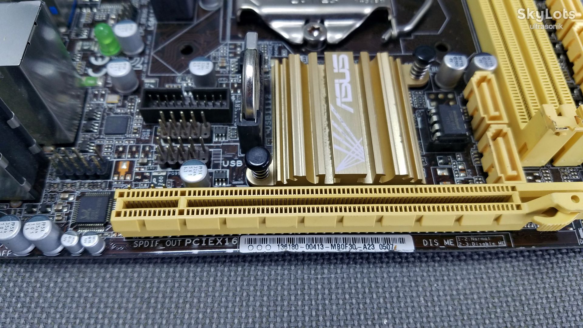 Материнская плата microATX ASUS H87i-plus LGA 1150 Вживане - фото фото фото 5