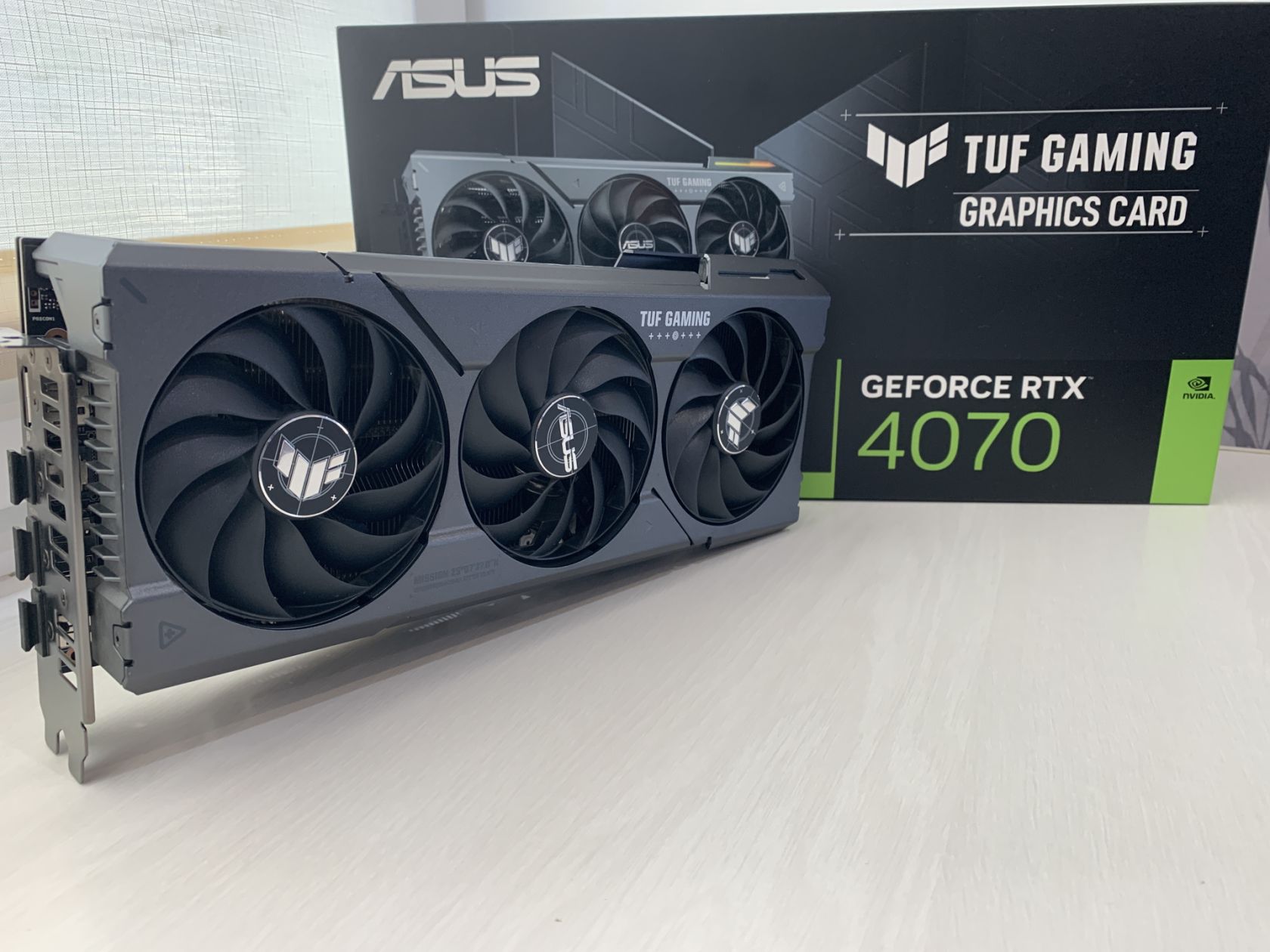 Продам Asus Tuf GeForce RTX 4070-12G GAMING ОФІЦІЙНА ГАРАНТІЯ - фото фото фото 3
