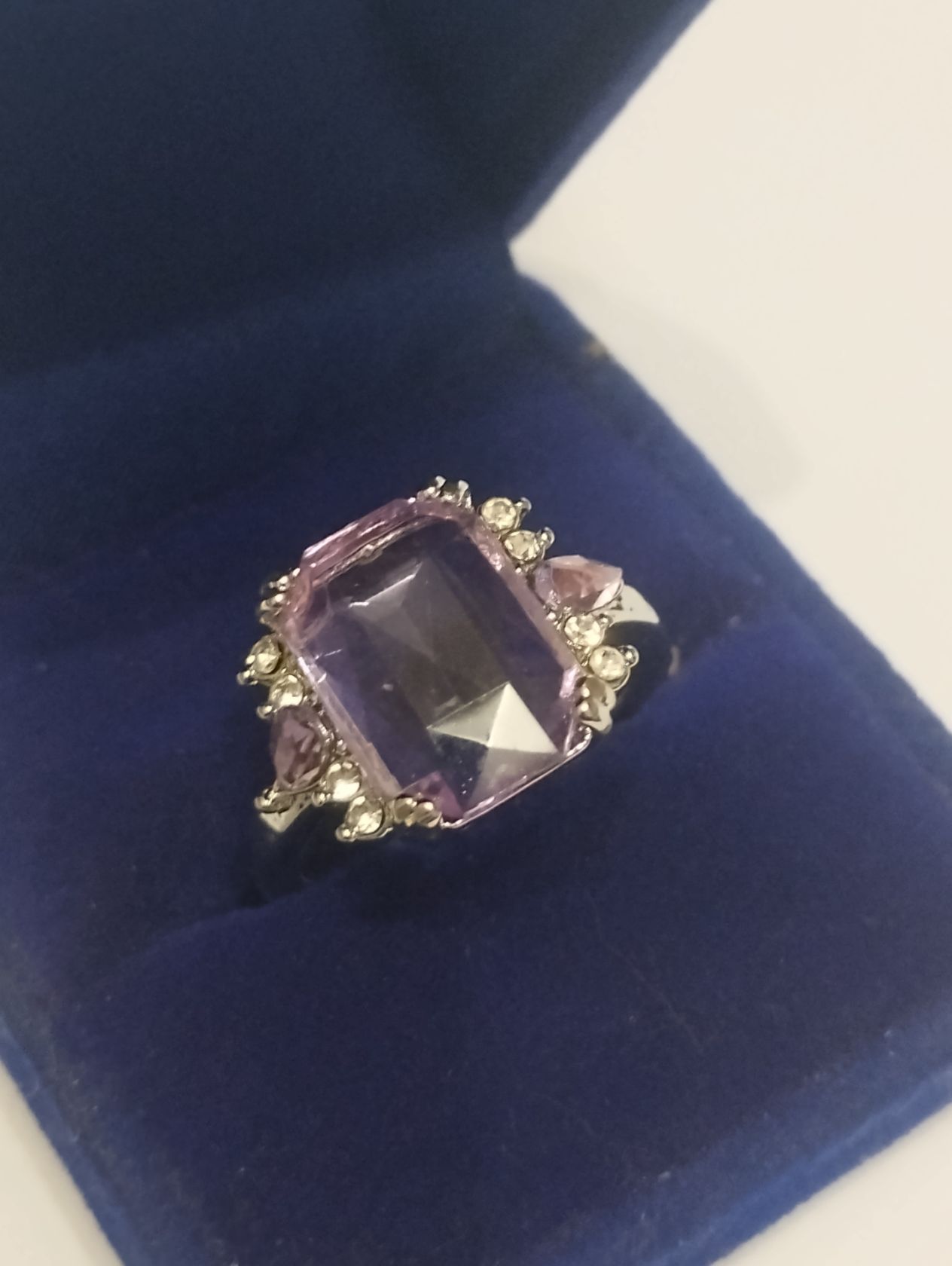 Роскошное кольцо  с лавандовым аметистом - фото фото фото 1