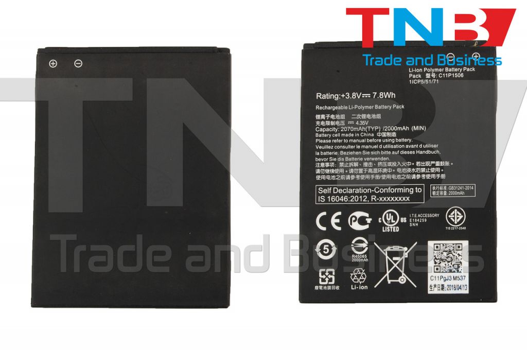 Батарея ASUS ZenFone Go 5.0 Li-Polymer 3.8V 2000mAh ОРИГИНАЛ - фото фото фото 0