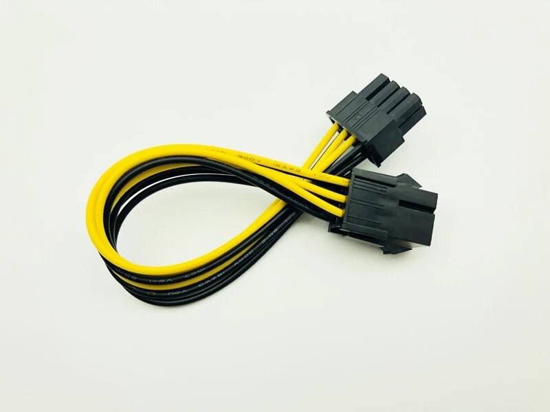 Перехідник живлення  PCI 6pin to 8pin для відеокарти - фото фото фото 4