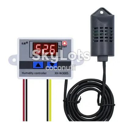 W3005 вологорегулятор 220V цифровий гігростат виносний датчик SHT20 0-99% - фото фото фото 0