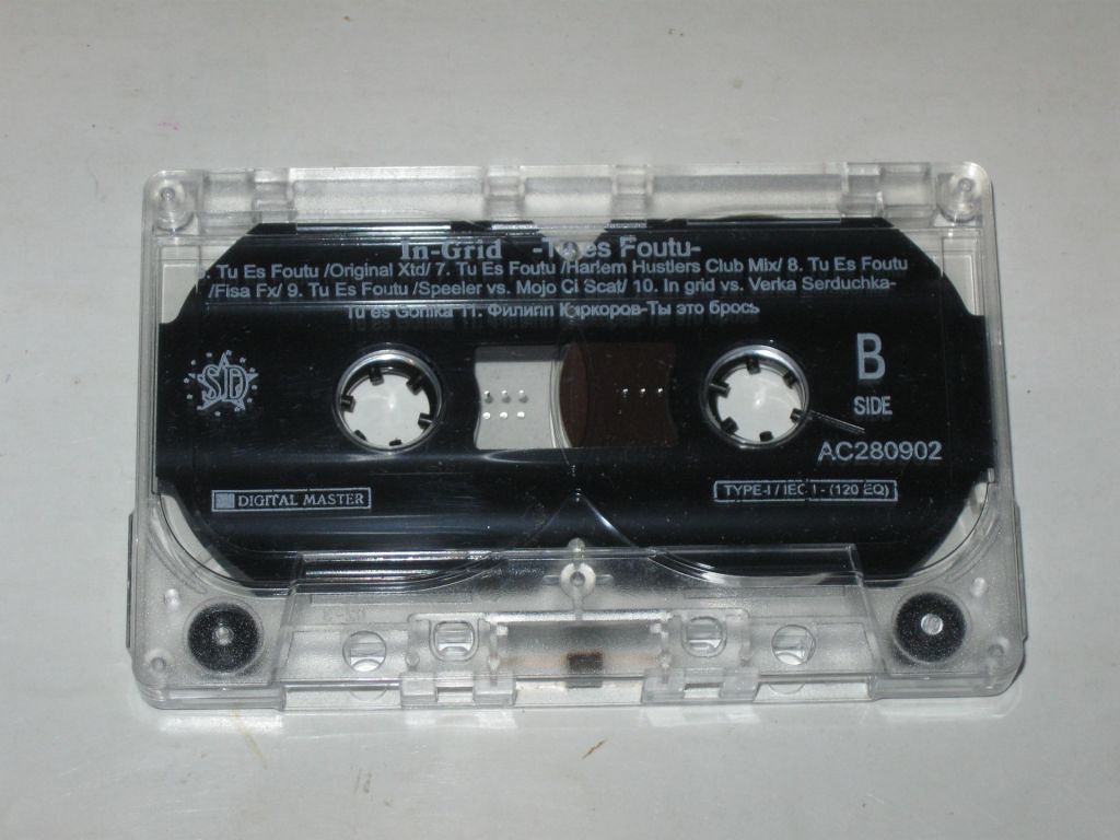 Студийная кассета In-Grid - TU ES FOUTU  (DD music, 2002) - фото фото фото 7