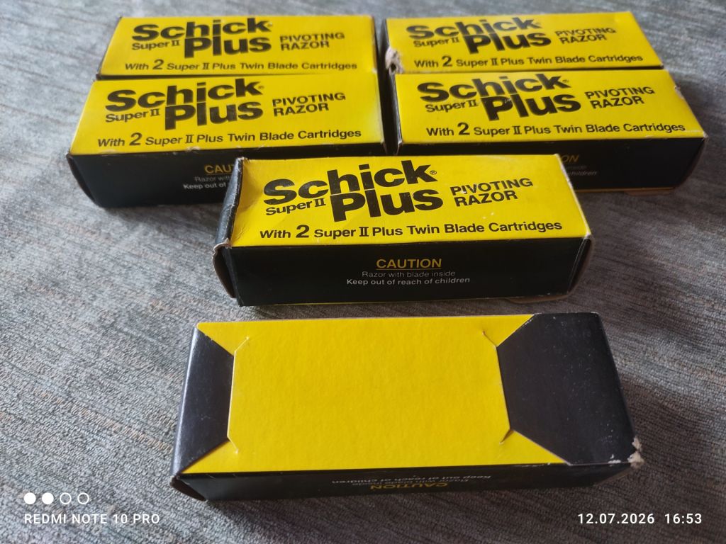 Бритви вінтаж Schich Super 2 Plus.Оригінал.Вартість за 6 упаковок. Халява - фото фото фото 10