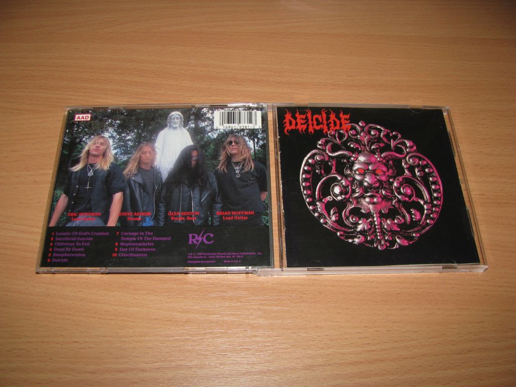 DEICIDE - Deicide S/T    (1990 Roadracer 1st press,USA) - фото фото фото 0