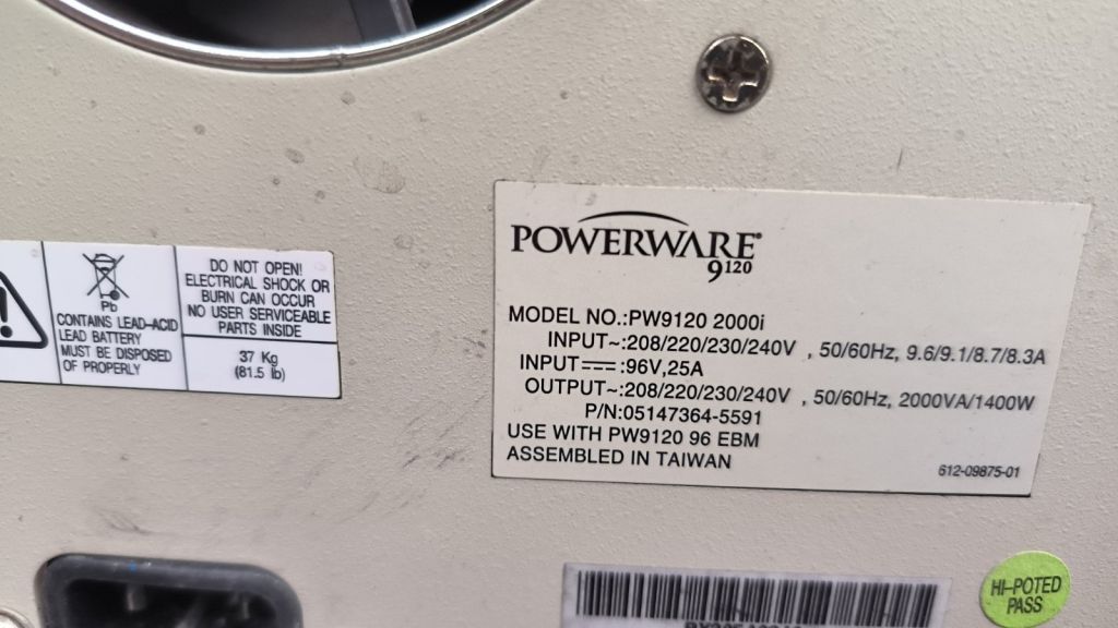 Бесперебійник POWERWARE 9120  (PW9120 2000i) - фото фото фото 3