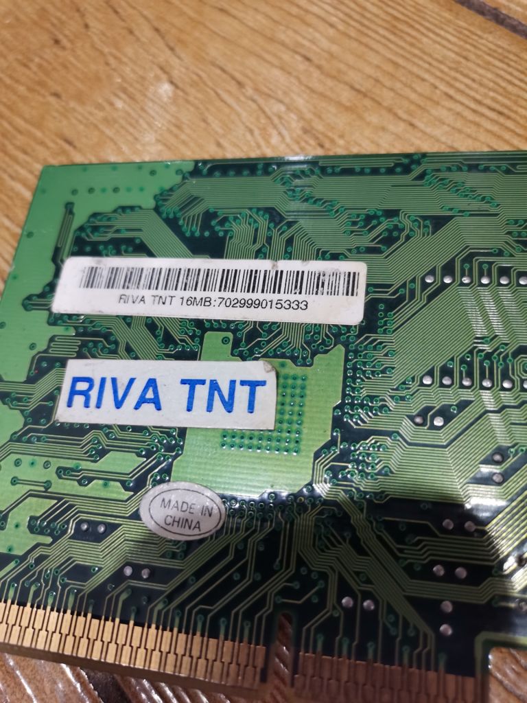 Видеокарта NVIDIA Riva TNT AGP 2x 16mb - фото фото фото 1
