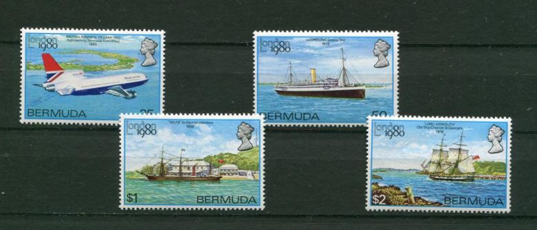 Бермуды Bermuda  1980 Филвыставка Лондон-80  MNH - фото фото фото 0