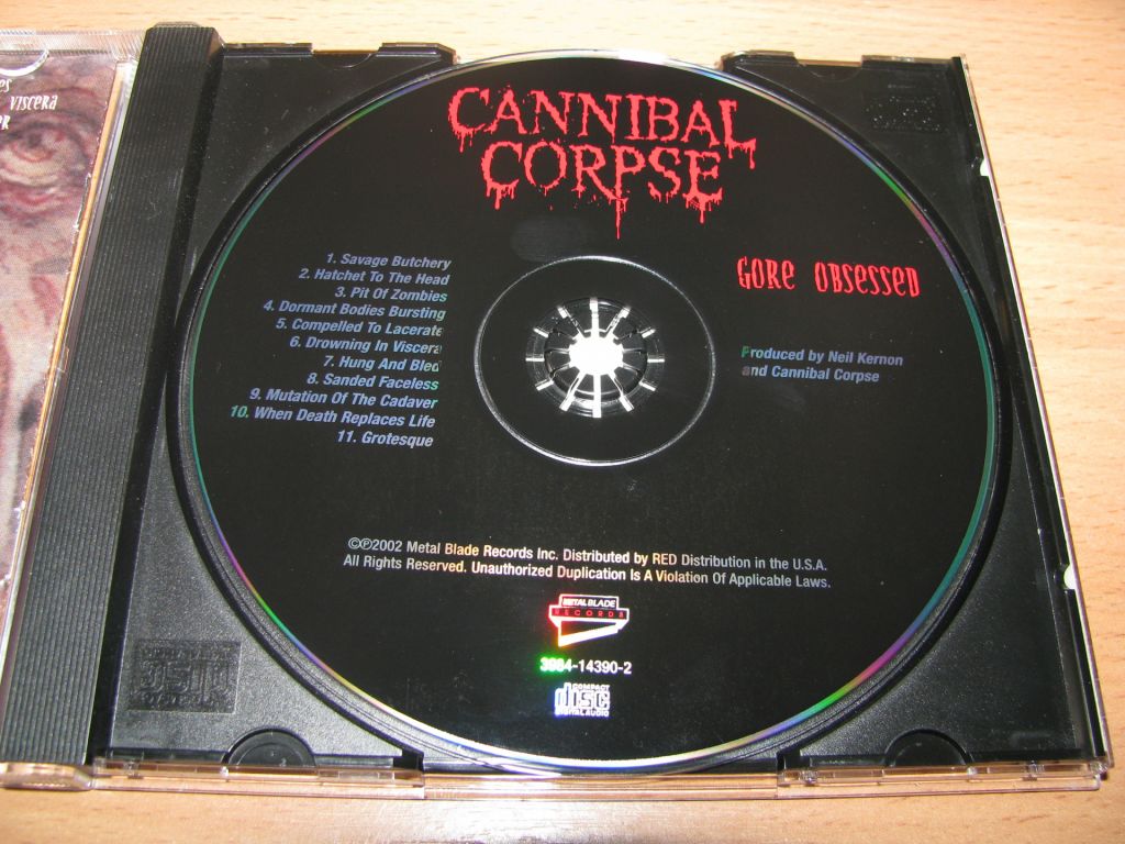 CANNIBAL CORPSE - Gore Obsessed    (2002 Metal Blade USA) - фото фото фото 2
