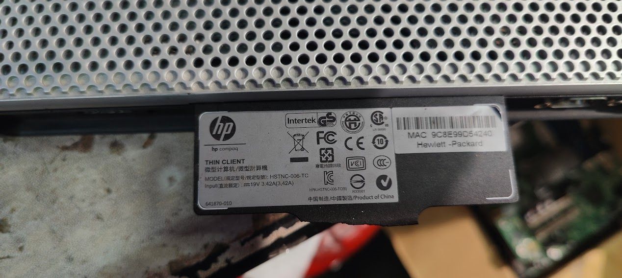 Тонкий клиент HP Compaq T5740 Thin Client № 242304101/1 - фото фото фото 3