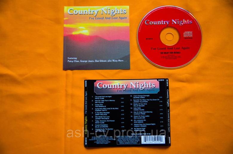 Музичний диск CD. Country Nights 1998 - фото фото фото 0
