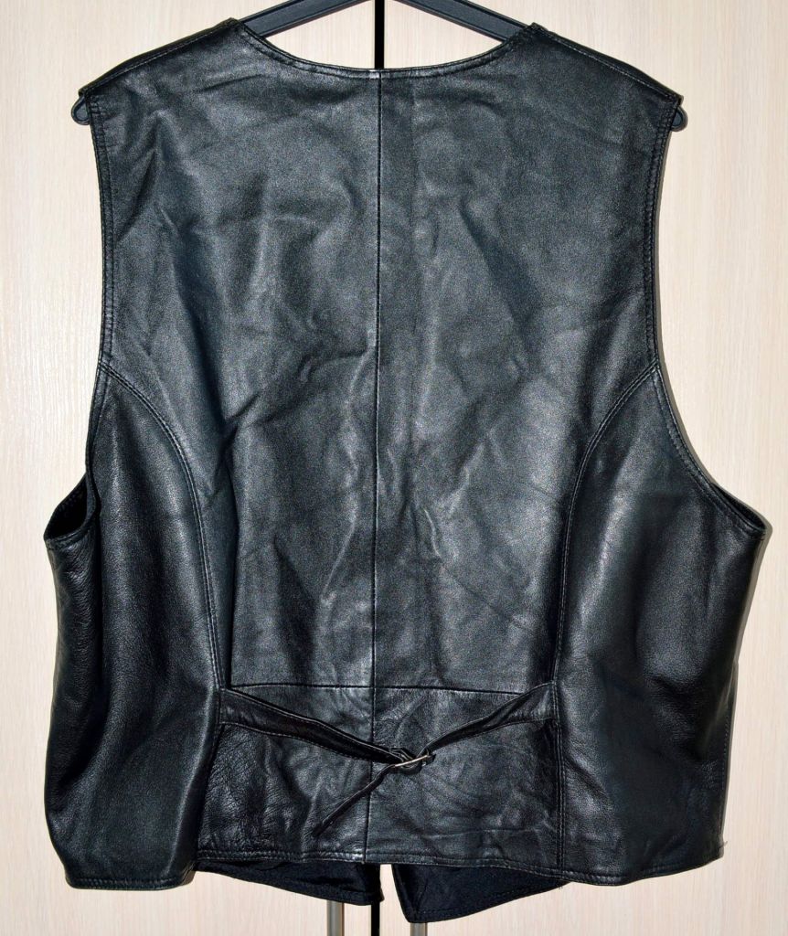 Жилет LEATHER WORLD шкіра original 3XL нова WE22-3 - фото фото фото 3