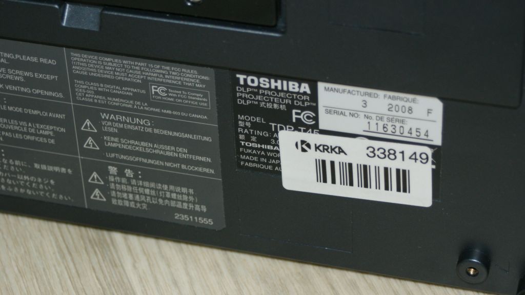 Проектор Toshiba TDP-T45 DLP - фото фото фото 7