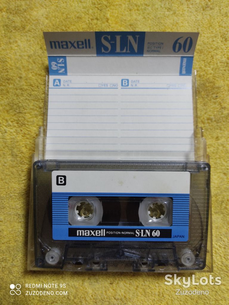 Б/У Аудио кассетa MAXELL S-LN 60 - фото фото фото 3