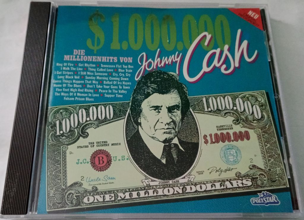 JOHNNY CASH $1.000.000 - Die Millionenhits von Johnny Cash CD  Germany - фото фото фото 0